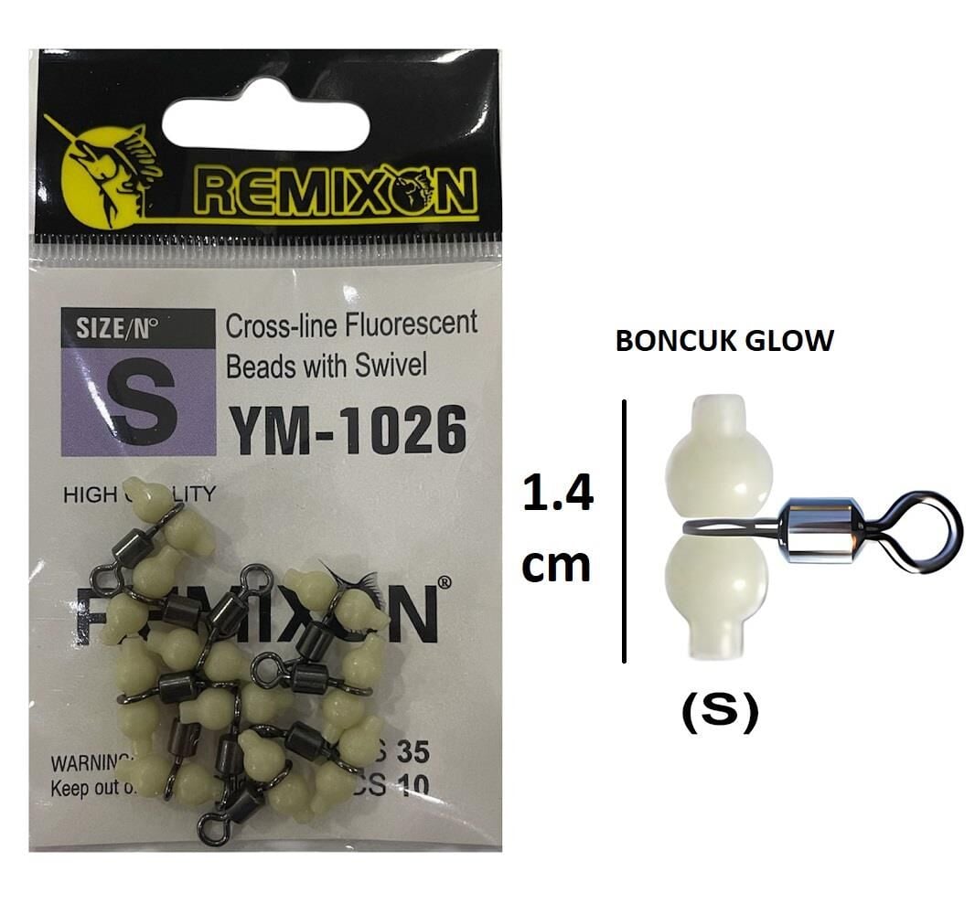 Remixon YM-1026 S Beden Boncuklu Bilyeli Barikat Fırdöndü 10 Adet