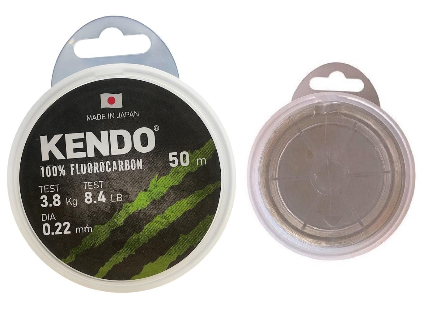 Kendo White 50mt 0.22mm %100 Fluorocarbon Misina