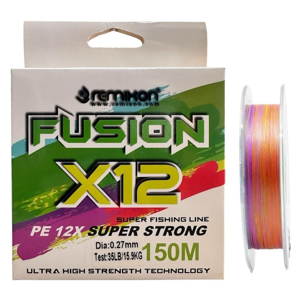Remixon Fusion 12 Kat 150m 0.27mm Multi Color İp Misina