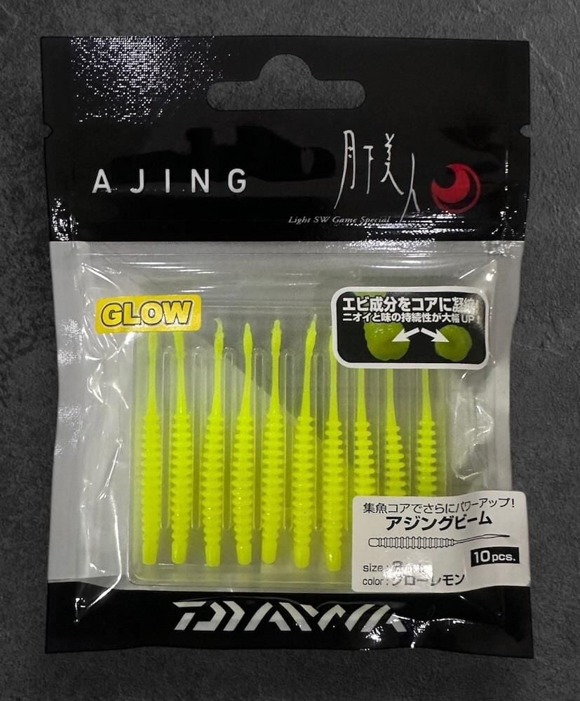 Daiwa Gekkabijin Ajing Beam 2.0 5cm Lrf Silikon Yem 10 Adet Glow Lemon