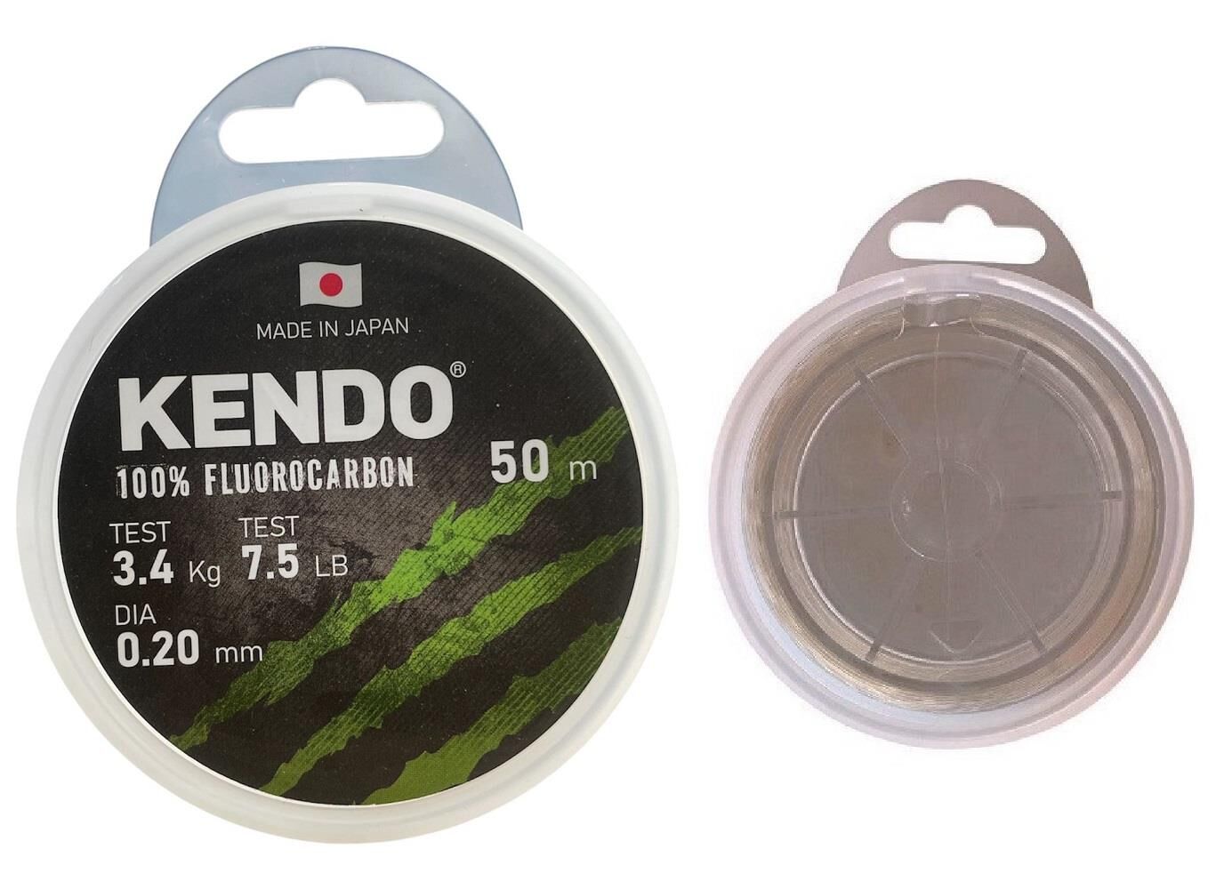 Kendo White 50mt 0.20mm %100 Fluorocarbon Misina