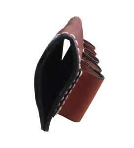 Profesyonel Leather Deri Kemer Fişekliği 5'li (12 Kalibre