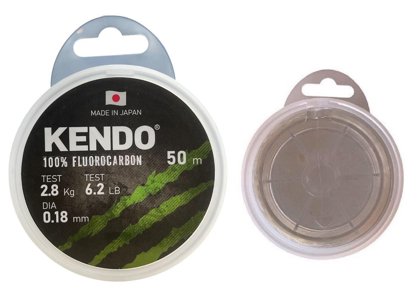 Kendo White 50mt 0.18mm %100 Fluorocarbon Misina