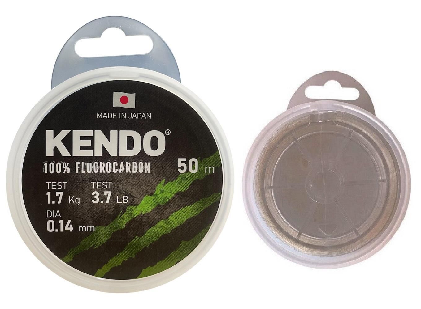 Kendo White 50mt 0.14mm %100 Fluorocarbon Misina