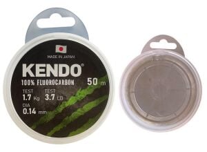Kendo White 50mt 0.14mm %100 Fluorocarbon Misina