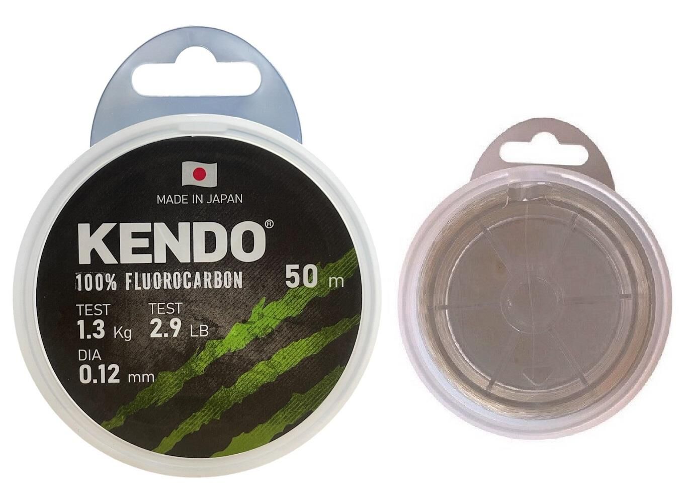 Kendo White 50mt 0.12mm %100 Fluorocarbon Misina