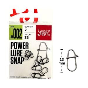 Lucky John Klips 5126 Power Lure Snap No:002 7 Adet