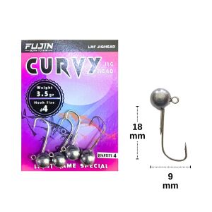 Fujin Curvy Jig Head Zoka 4 No 3.5gr (4 adet)