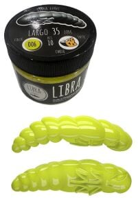 Libra Lures Largo 35mm Cheese Silikon Yem 10 Adet 006 Hot Yellow