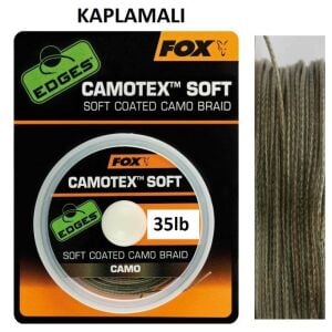 Fox Edges Camotex Soft 20m 35lb Kaplamalı Rig İpi