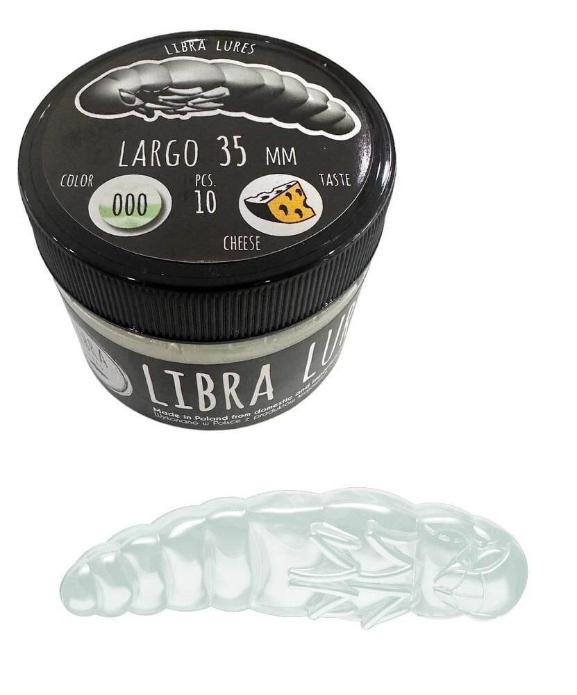 Libra Lures Largo 35mm Cheese Silikon Yem 10 Adet 000 Glow Uv Green