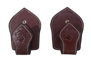 Profesyonel Leather Deri Tufek Duvar Askısı Büyük (Çift)