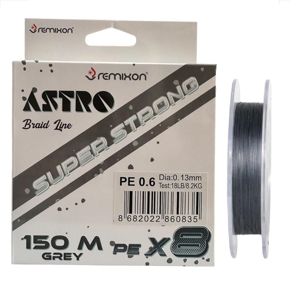 Remixon Astro 8x 0.13mm 150m Grey İp Misina