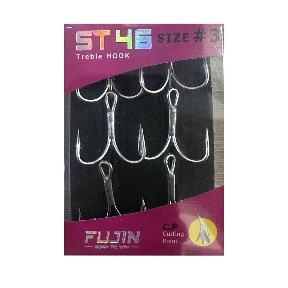 Fujin ST46 Üçlü Maket Balık İğnesi No:3 (6 adet)