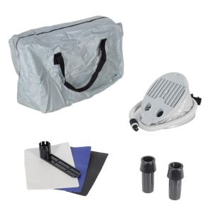 Remixon 240cm 0.70mm Izgara Taban Şişme Bot Gray Blue