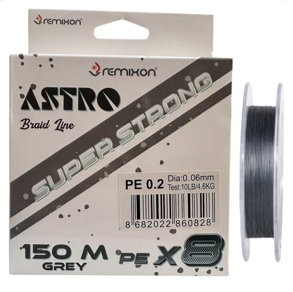 Remixon Astro 8x 0.06mm 150m Grey İp Misina