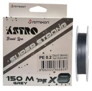 Remixon Astro 8x 0.06mm 150m Grey İp Misina