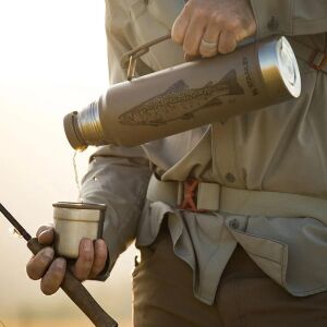 Stanley Klasik Vakumlu Çelik Termos 1 Lt Balık Desenli