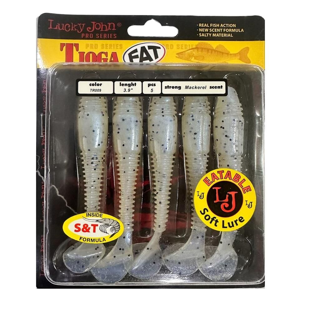 Lucky John Tioga Fat 3.9'' (9.91cm) 5 Adet Silikon Yem TR009