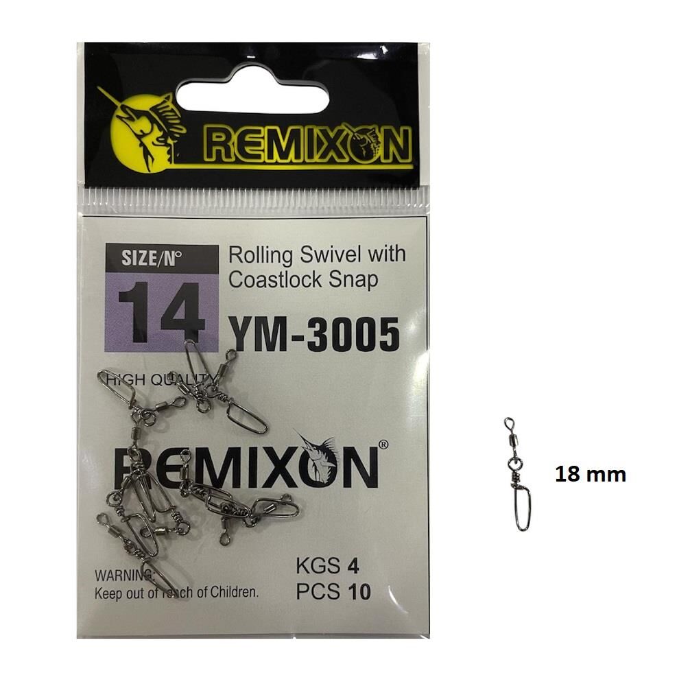 Remixon YM-3005 No:14 Klipsli Fırdöndü 10 adet