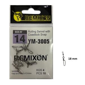 Remixon YM-3005 No:14 Klipsli Fırdöndü 10 adet