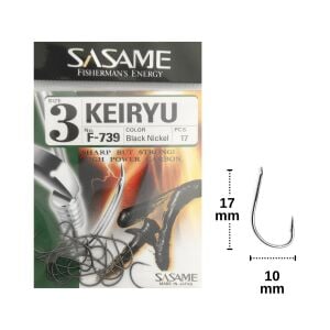 Sasame F-739 No:3 Keiryu Olta İğnesi 17 Adet