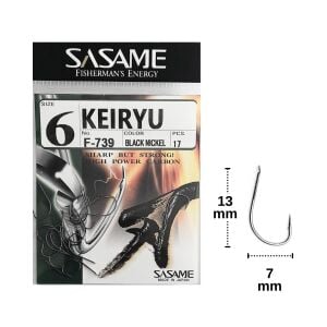 Sasame F-739 No:6 Keiryu Olta İğnesi 17 Adet