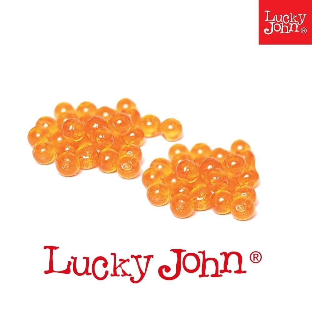 Lucky John Turuncu Silikon Somon Havyarı 6mm 60 Adet