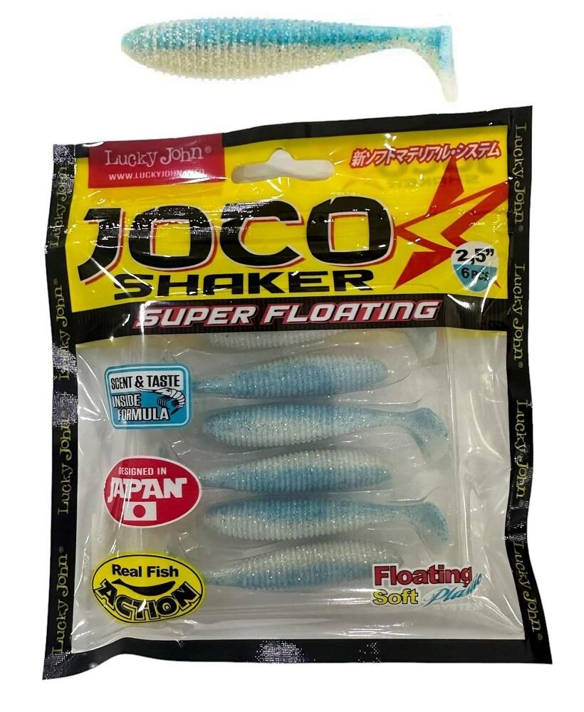 Lucky John Joco Shaker 2.5'' (6.35 cm) Silikon Yem (6 adet) T05
