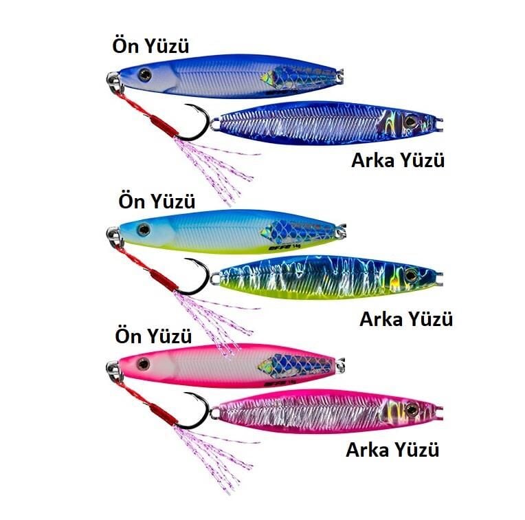 Effe Casting Trio 8gr 4.5cm Jig Yem Seti 3 Adet Renk HG1892