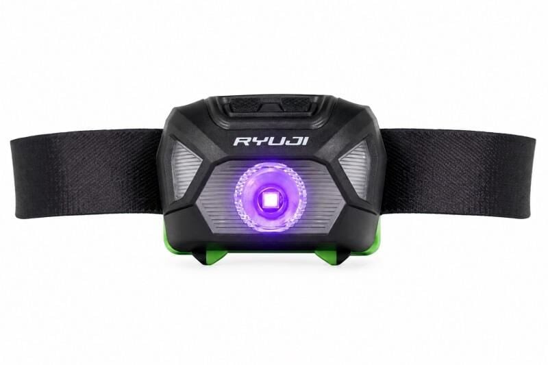 Ryuji UV + Beyaz + Mavi Renk 100 Lümen Pilli Kafa Lambası