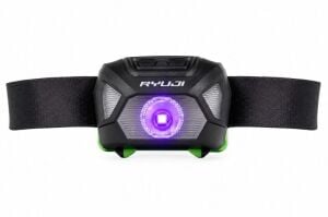 Ryuji UV + Beyaz + Mavi Renk 100 Lümen Pilli Kafa Lambası