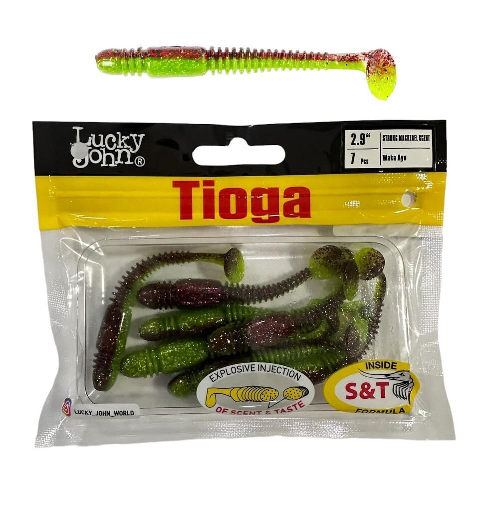 Lucky John Tioga 2.9'' (7.36 cm) 7P Silikon Yem T44