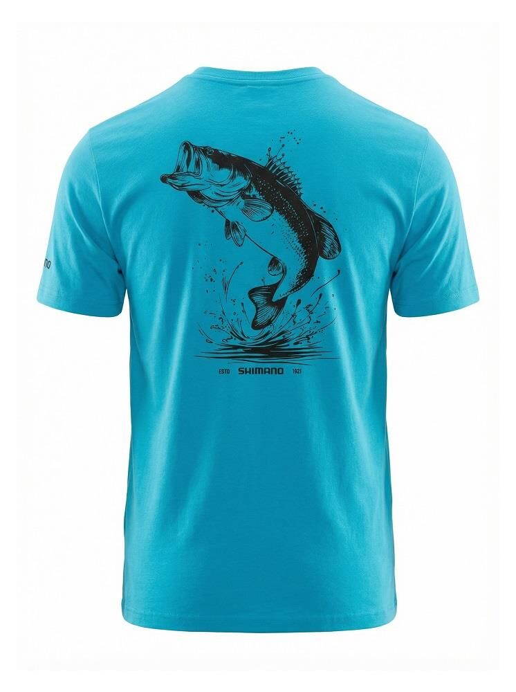 Shimano Blue Seabass L Beden T-Shirt