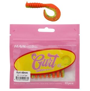 Hanfish Gurt 45 4.5cm LRF Silikon Yem 10 Adet AGT111 UV Tiger