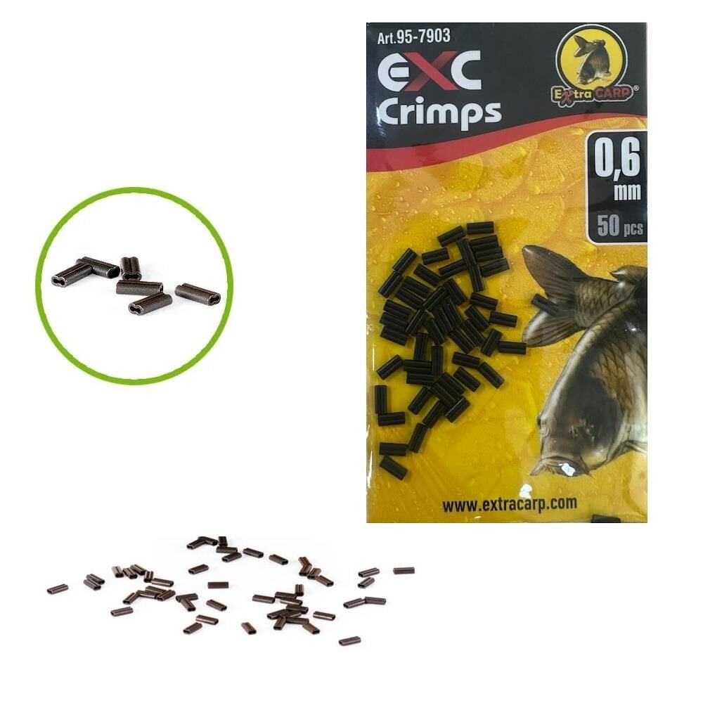 Extra Carp Double Crimps 0.6mm 50 Adet