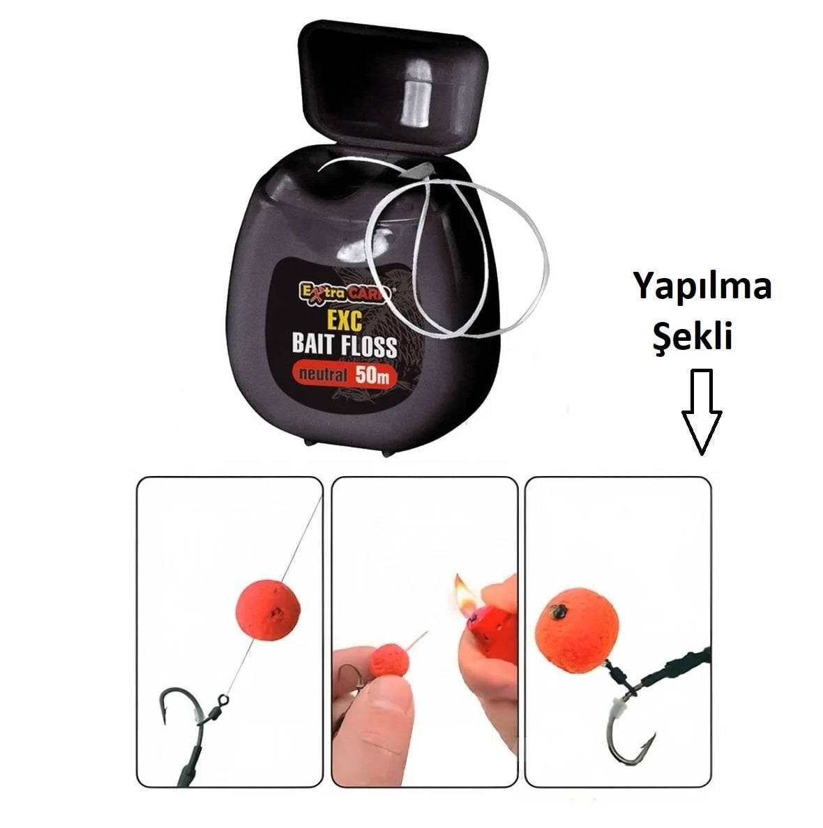 Extra Carp Bait Floss 50mt Sazan Yem İpi