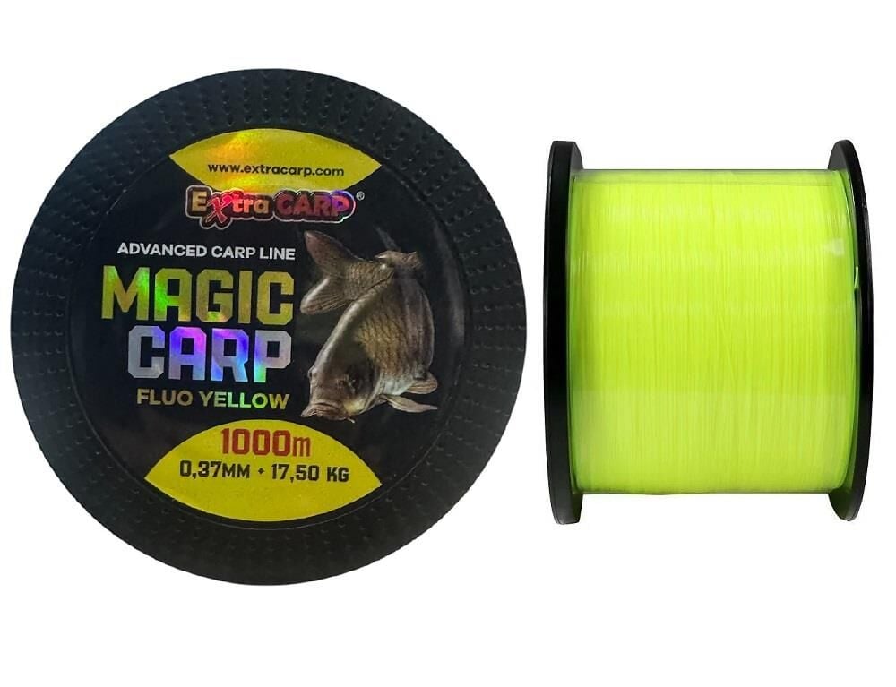 Extra Carp Magic Carp 1000mt 0.37mm 17.5kg Fluo Yellow Sazan Misinası