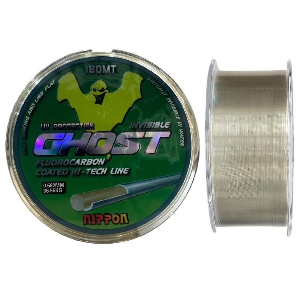 Nippon Ghost 180mt 0.592mm Fluorocarbon Kaplama Misina