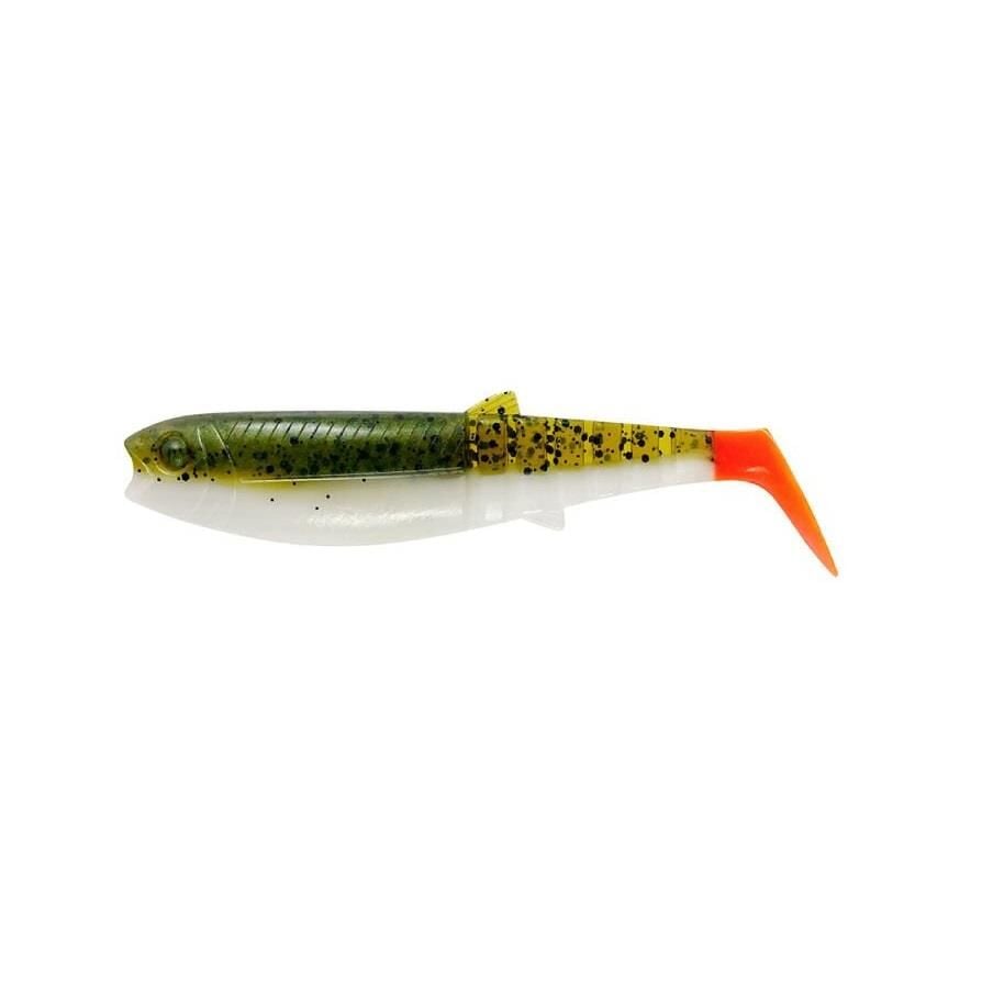 Savage Gear Cannibal Shad 8cm 5gr Olive Hot Orange