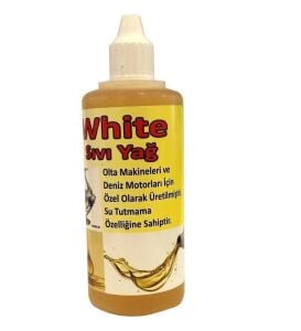WG White 100ml Olta Makinesi Sıvı Bakım Yağı