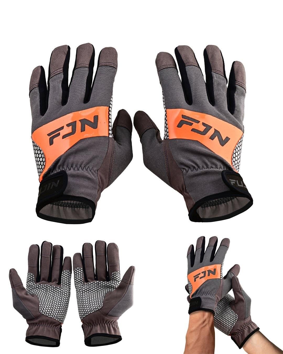 Fujin Pro Angler Trolling Gloves M/L Balıkçı Eldiveni Grey