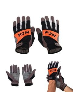 Fujin Pro Angler Trolling Gloves M/L Balıkçı Eldiveni Black