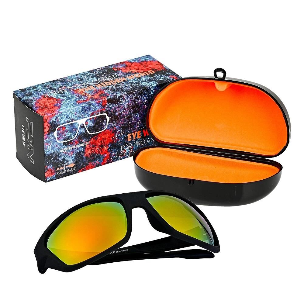 Fujin Pro Angler Polarize Güneş Gözlüğü C136 Orange Mat Black