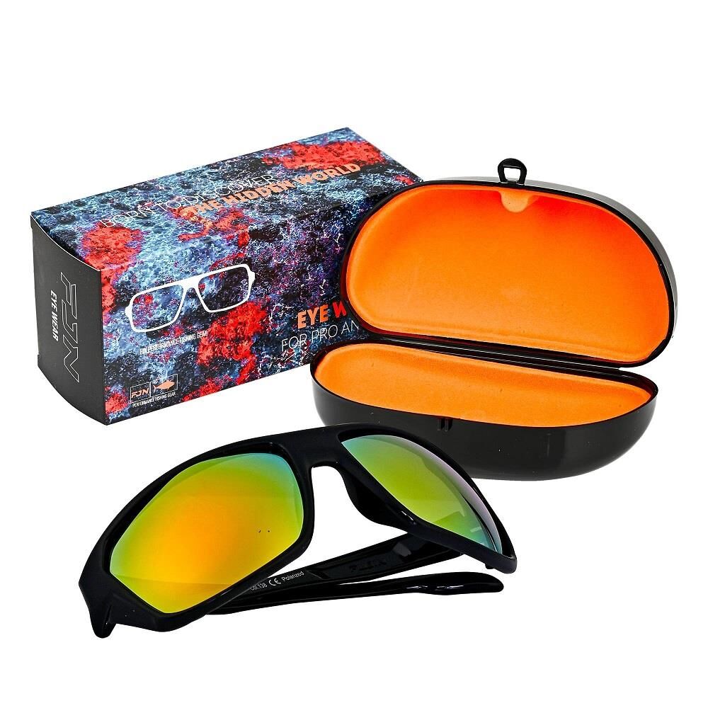 Fujin Pro Angler Polarize Güneş Gözlüğü C138 Orange Shiny Black