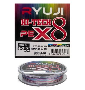 Ryuji X8 150m 0.23mm Multi Color İp Misina