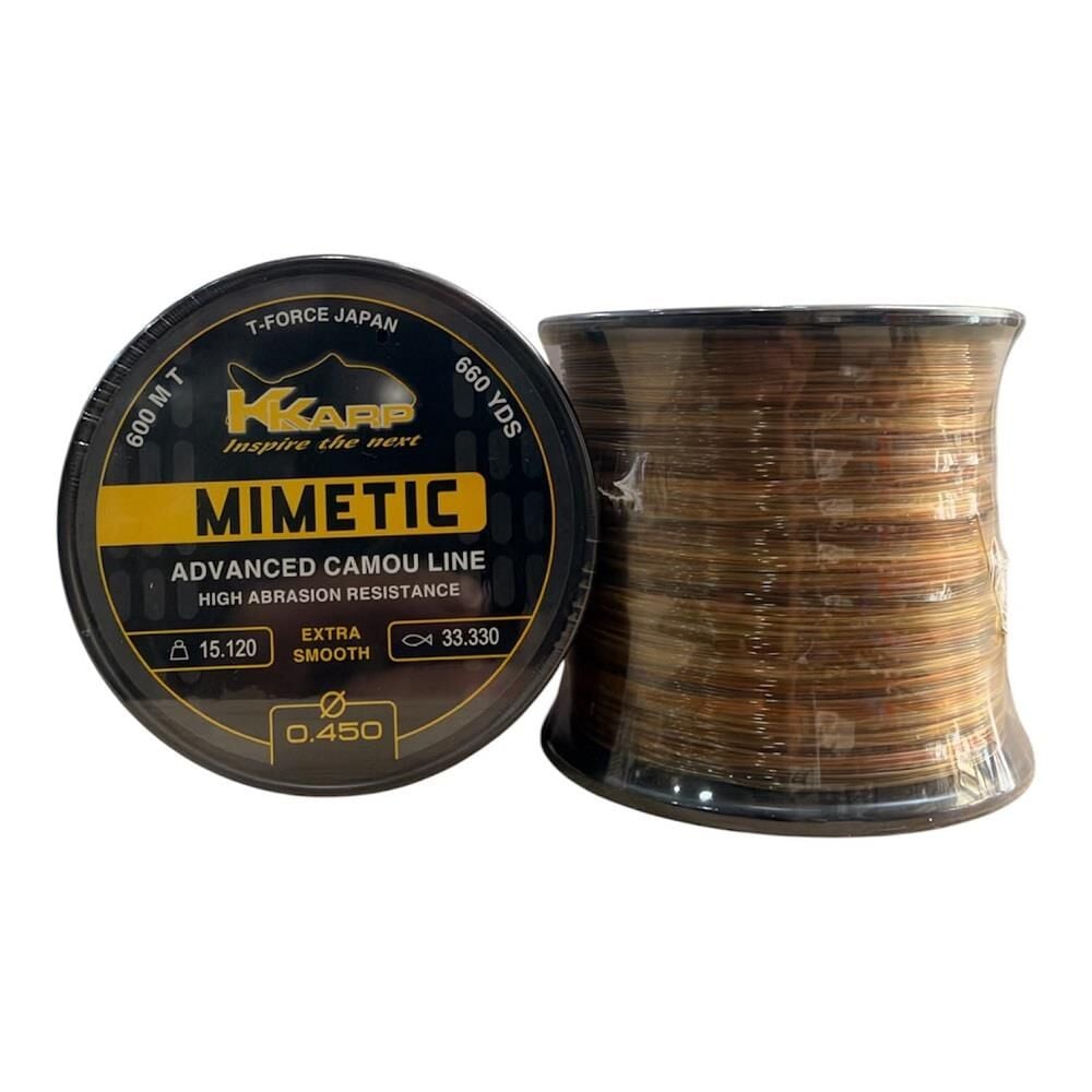 K-Karp Mimetic 600mt  0.45mm Kamuflaj Sazan Misinası