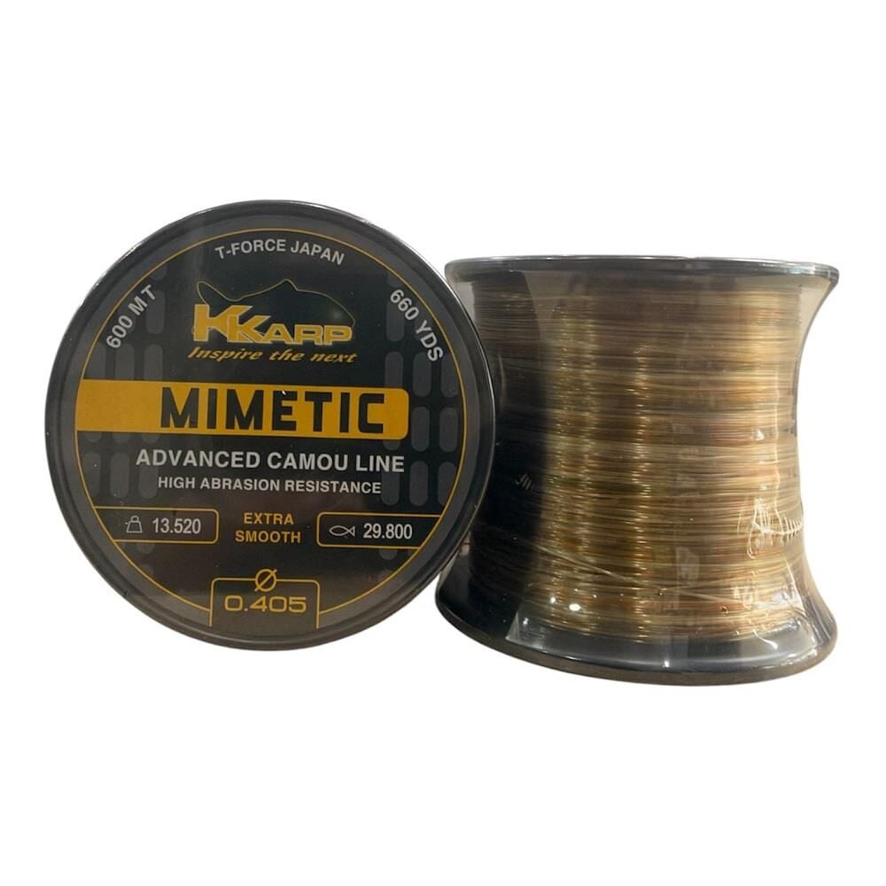 K-Karp Mimetic 600mt  0.405mm Kamuflaj Sazan Misinası