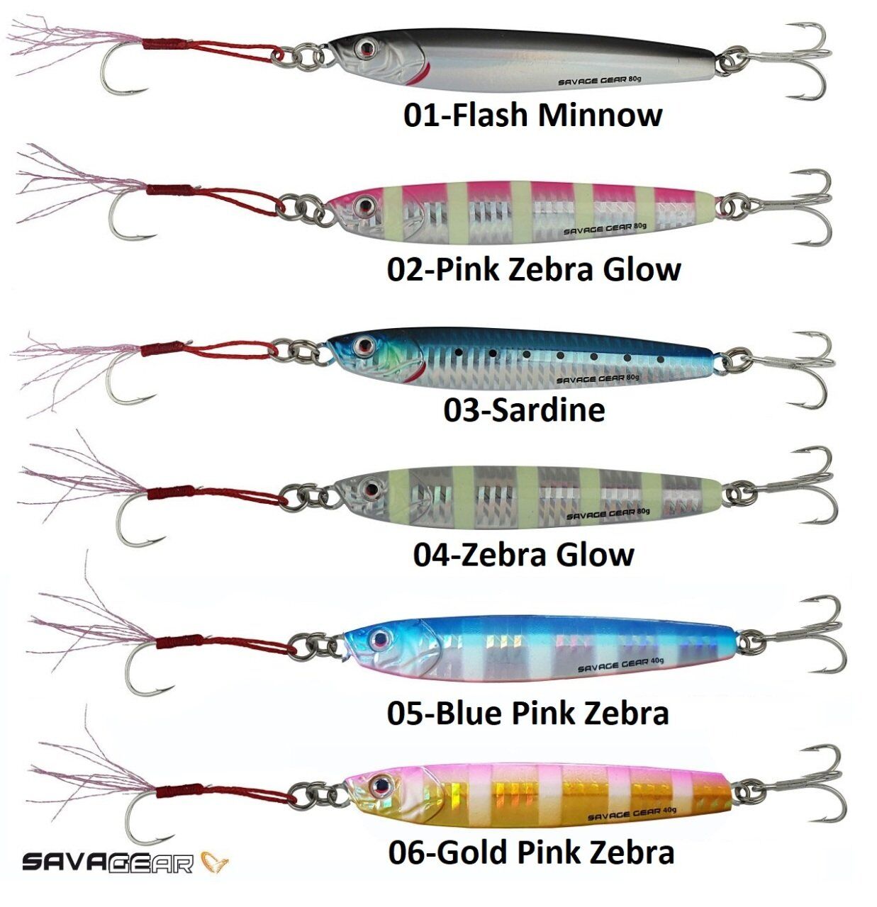 Savage Gear 3D Slim Minnow Jig 40 gr 9.3 cm