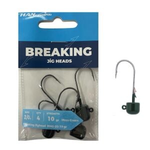 Hanfish Breaking Green BMG Jig Head Zoka 10gr No:2/0 (4 Adet)